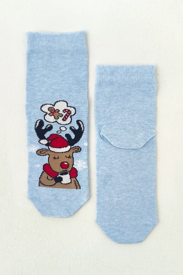 Носки стандарт Мечта (набор 3 пары) НАТАЛИ, голубой, лиловый, персик - фото 2