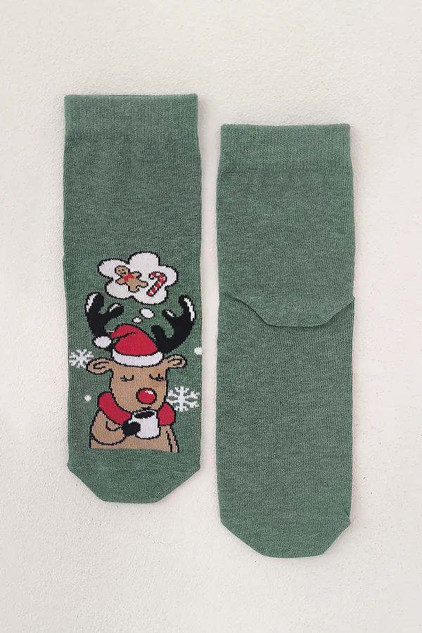 Носки стандарт Мечта (набор 3 пары) НАТАЛИ, олива, ментол, нефрит - фото 2