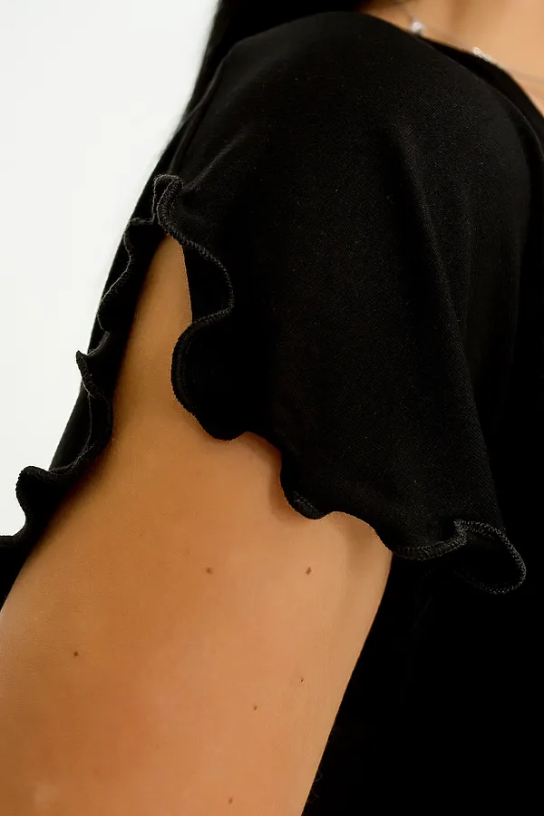 Пижама с шортами 375708 НАТАЛИ, черный - фото 2