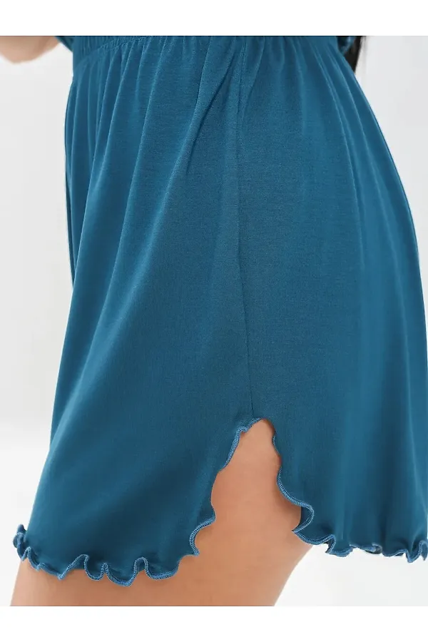 Пижама с шортами 375708 НАТАЛИ, изумрудный - фото 2