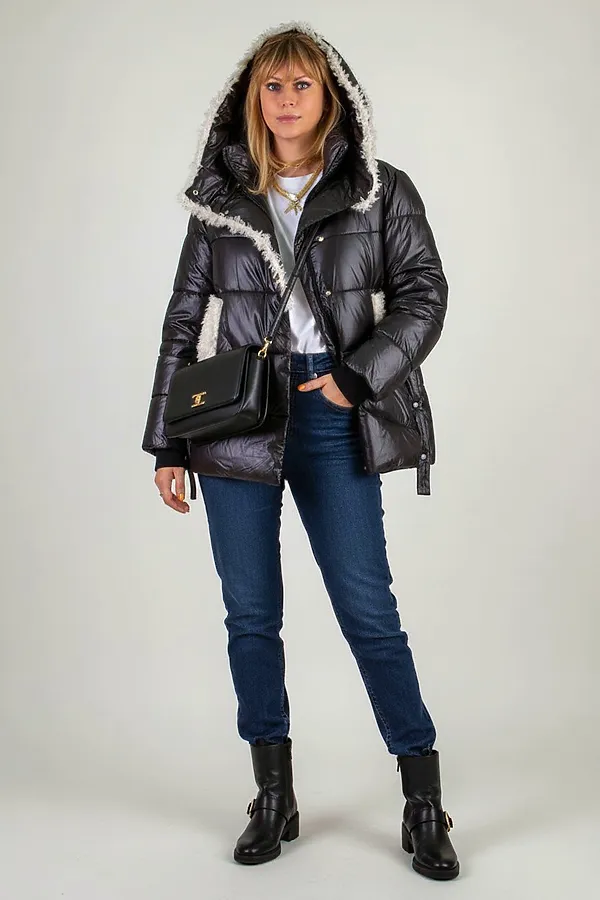 Куртка 2813 НАТАЛИ, черный - фото 2