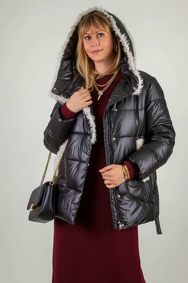Куртка 2813 НАТАЛИ, черный - фото 2