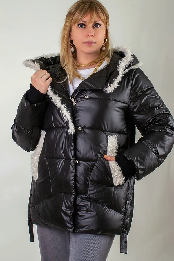 Куртка 2813 НАТАЛИ, черный - фото 2