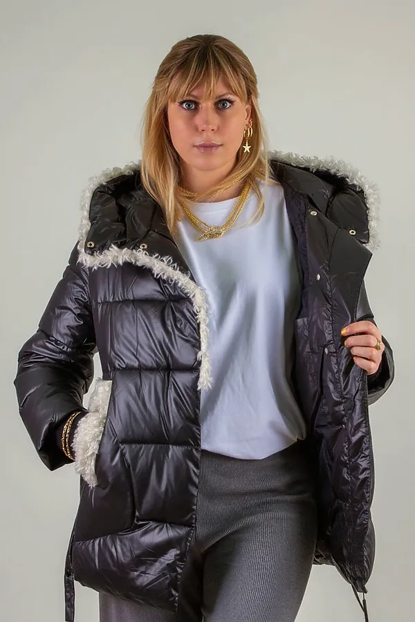 Куртка 2813 НАТАЛИ, черный - фото 2