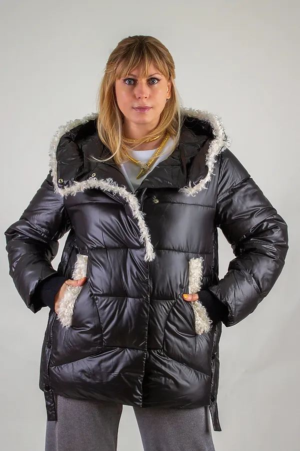 Куртка 2813 НАТАЛИ, черный - фото 2