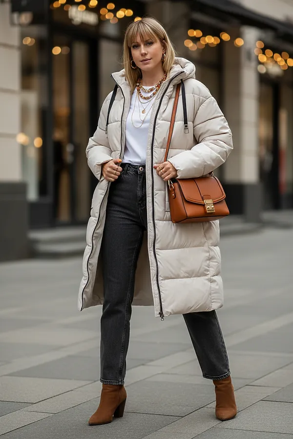 Куртка зимняя арт. 2829 НАТАЛИ, бежевый - фото 2