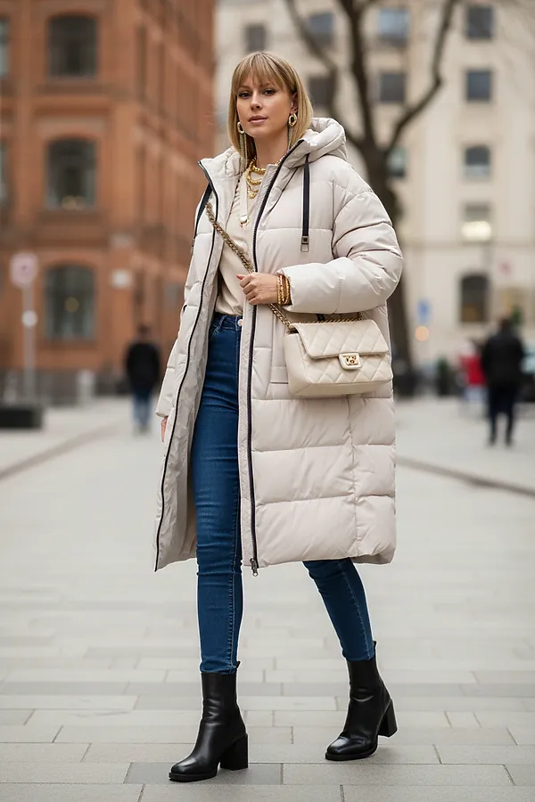 Куртка зимняя арт. 2829 НАТАЛИ, бежевый - фото 2