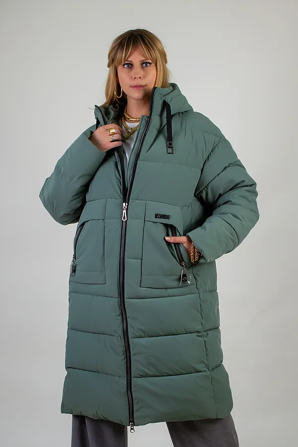 Куртка зимняя арт. 2829 НАТАЛИ, бирюзовый - фото 2