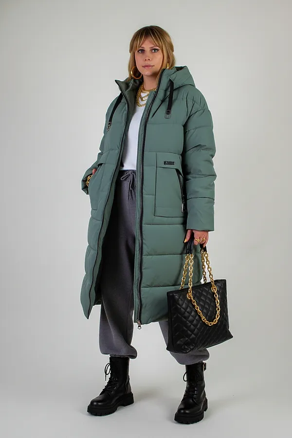 Куртка зимняя арт. 2829 НАТАЛИ, бирюзовый - фото 2