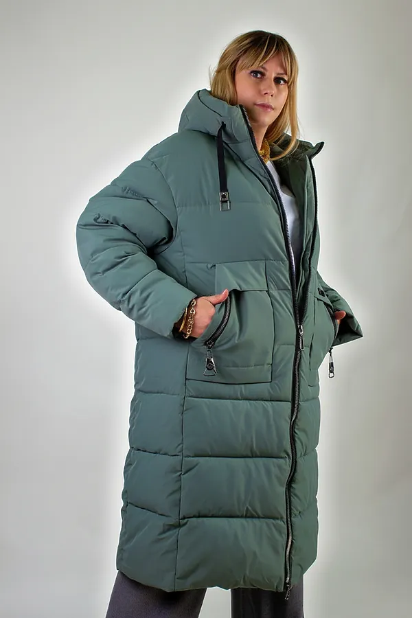 Куртка зимняя арт. 2829 НАТАЛИ, бирюзовый - фото 2