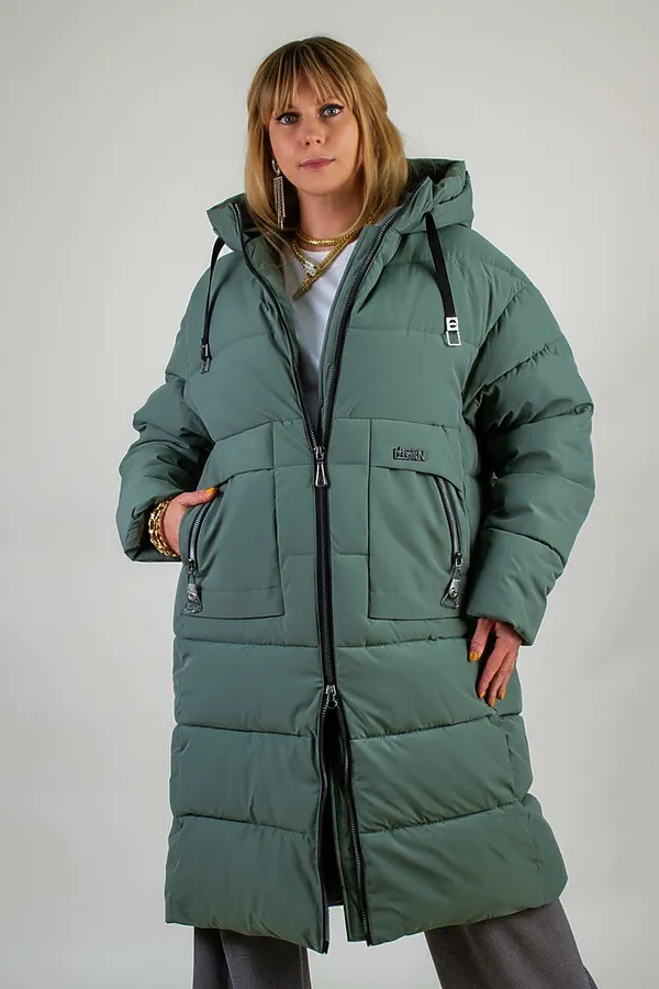 Куртка зимняя арт. 2829 НАТАЛИ, бирюзовый - фото 2
