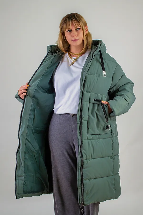 Куртка зимняя арт. 2829 НАТАЛИ, бирюзовый - фото 2