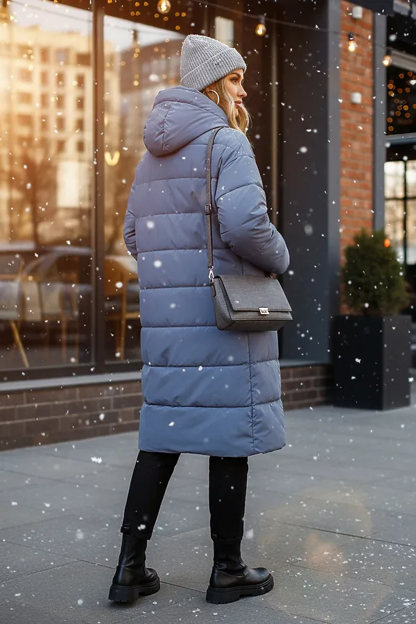 Куртка зимняя арт. 2829 НАТАЛИ, серый - фото 2