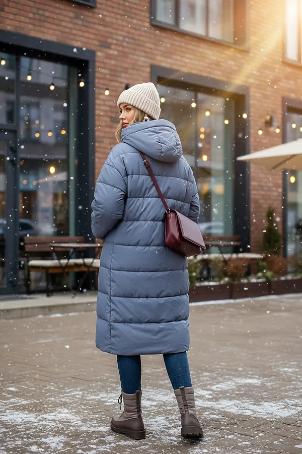 Куртка зимняя арт. 2829 НАТАЛИ, серый - фото 2