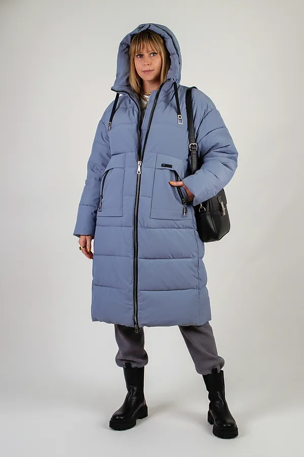 Куртка зимняя арт. 2829 НАТАЛИ, серый - фото 2