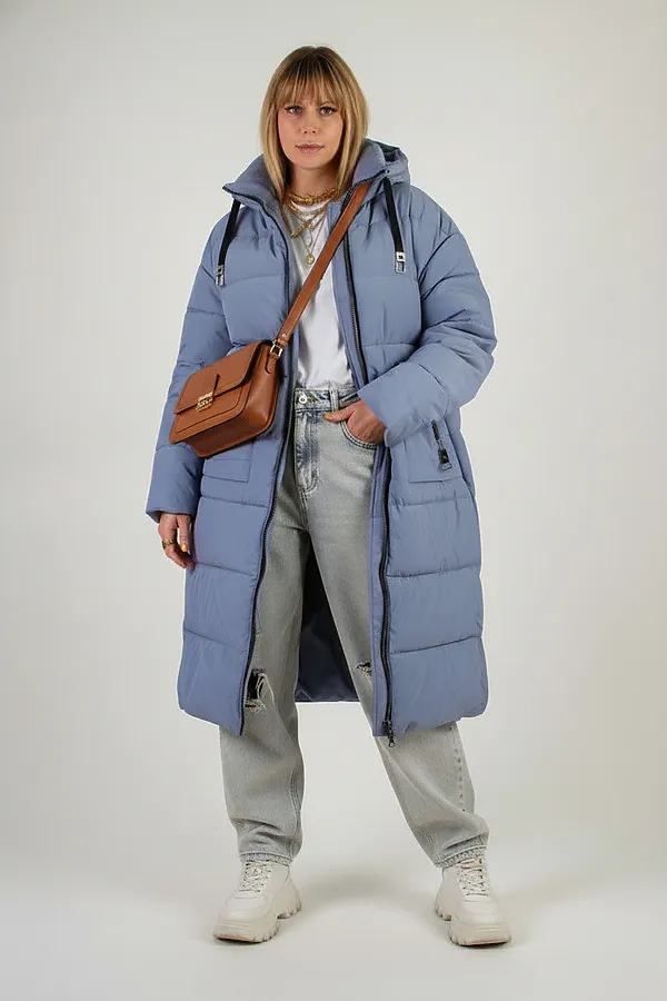 Куртка зимняя арт. 2829 НАТАЛИ, серый - фото 2