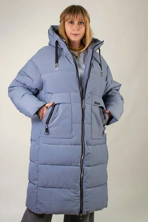 Куртка зимняя арт. 2829 НАТАЛИ, серый - фото 2