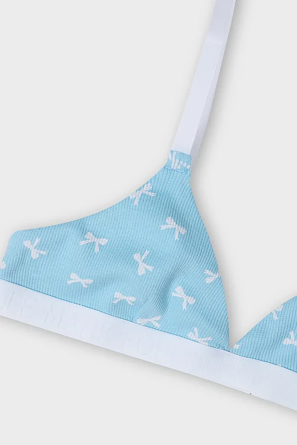 Топ MARK FORMELLE, бантики на голубом - фото 2