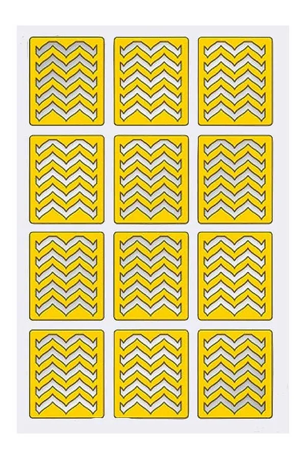 Prima Nails Трафарет для маникюра «Эффект водного маникюра» KRISTALLER, золотистый - фото 2