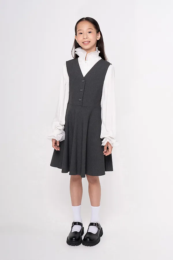 Сарафан SMENA, серый - фото 2