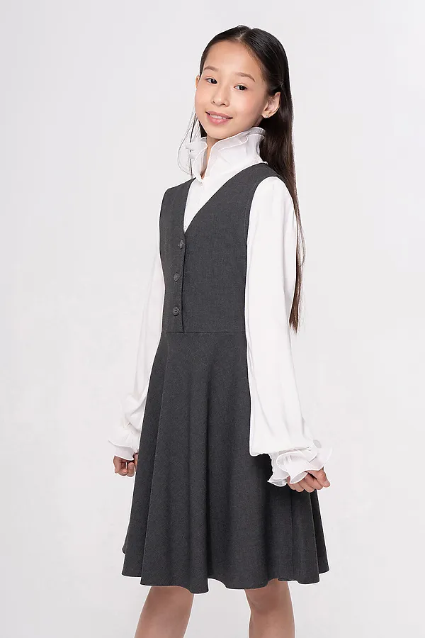 Сарафан SMENA, серый - фото 2