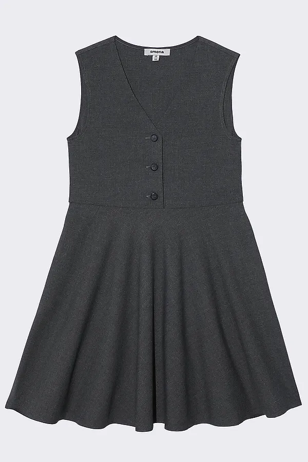 Сарафан SMENA, серый - фото 2