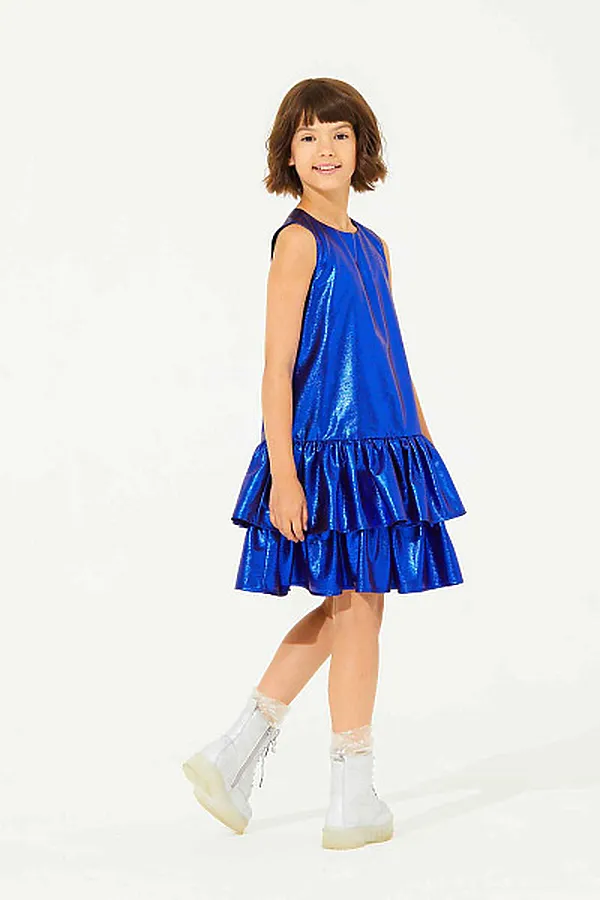 Платье SMENA, синий металлик - фото 2