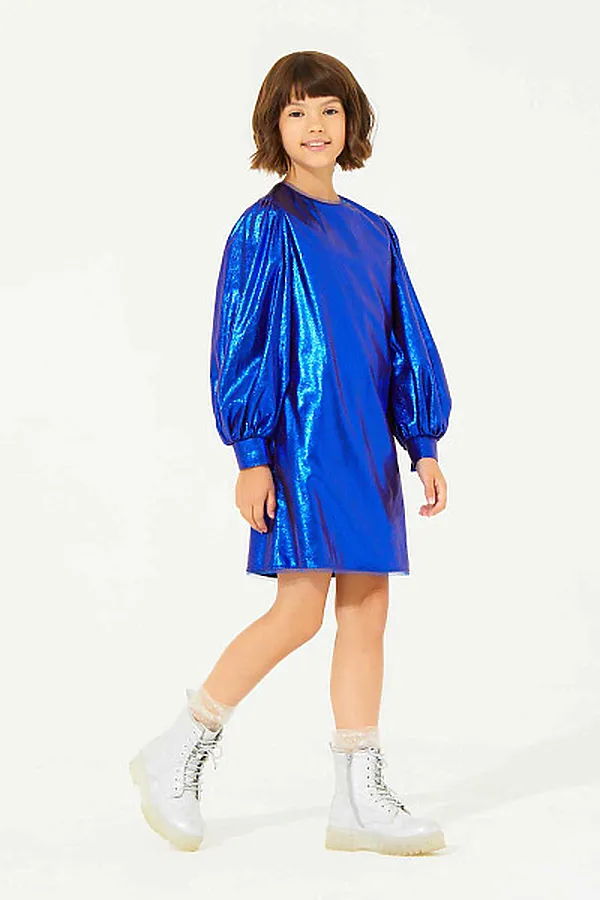 Платье SMENA, синий металлик - фото 2