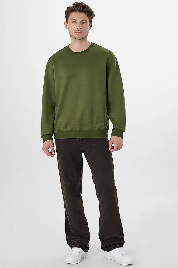 Свитшот MARK FORMELLE, осенний мох - фото 2