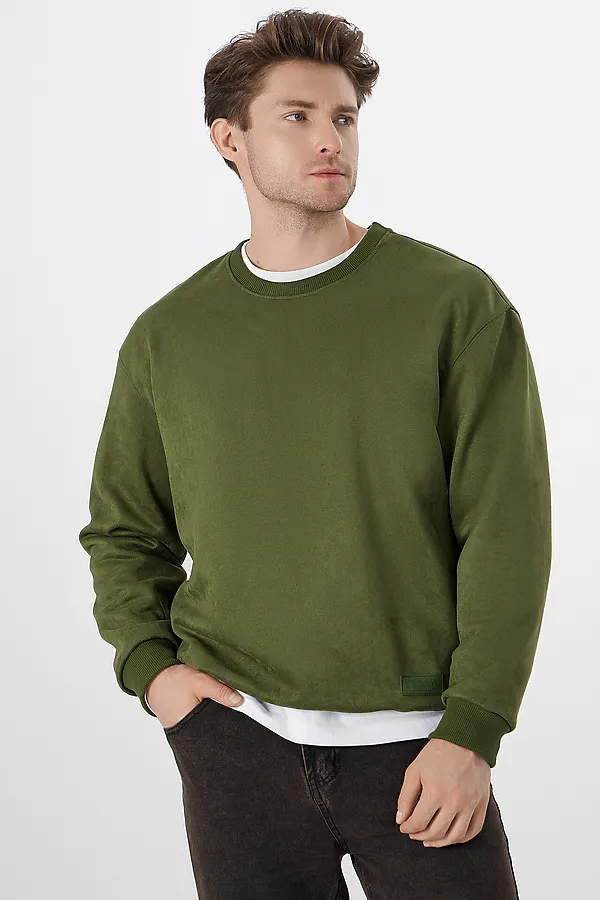 Свитшот MARK FORMELLE, осенний мох - фото 2