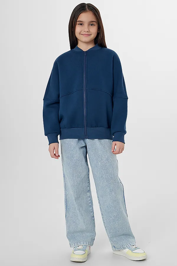 Толстовка MARK FORMELLE, синий +печать - фото 2