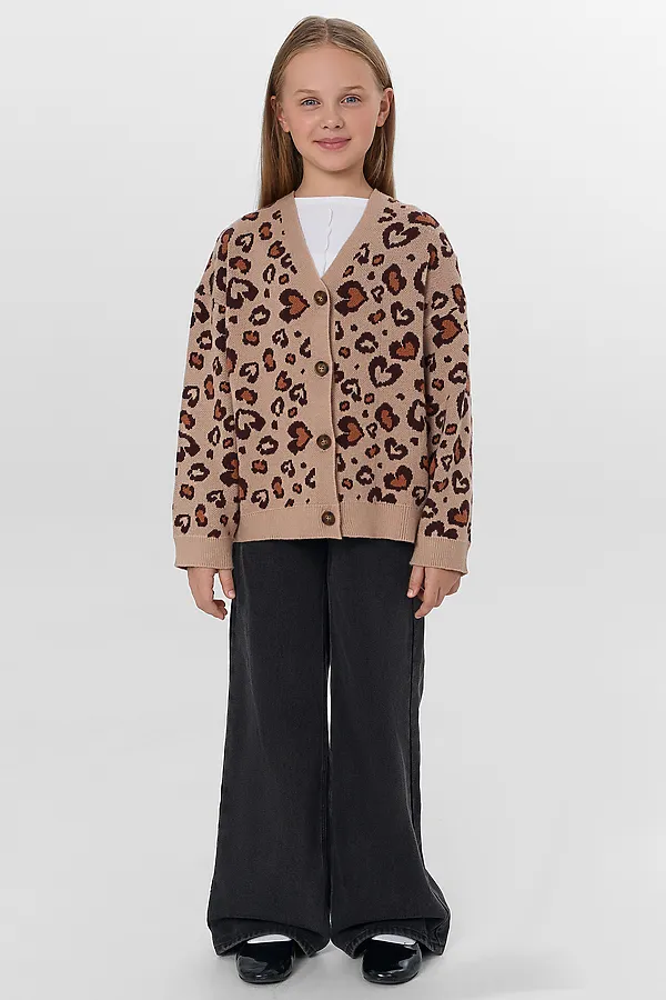 Жакет MARK FORMELLE, леопард на бежевом - фото 2