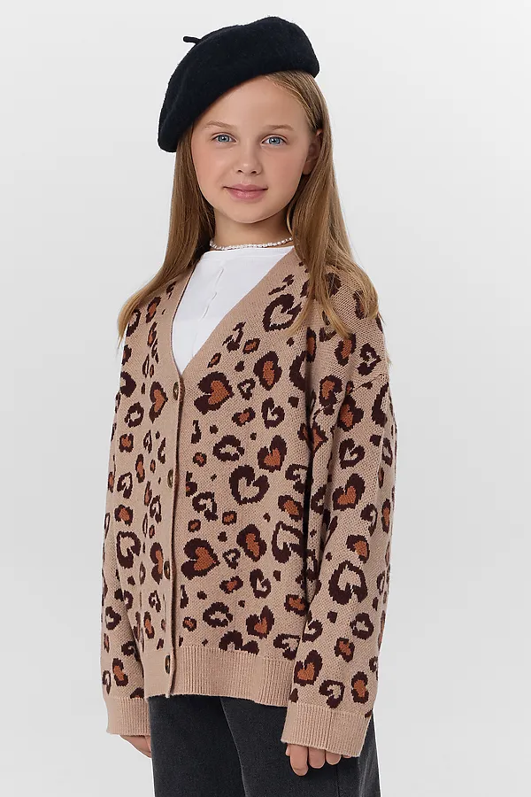 Жакет MARK FORMELLE, леопард на бежевом - фото 2
