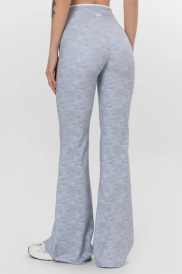 Брюки MARK FORMELLE, серый меланж +печать - фото 2