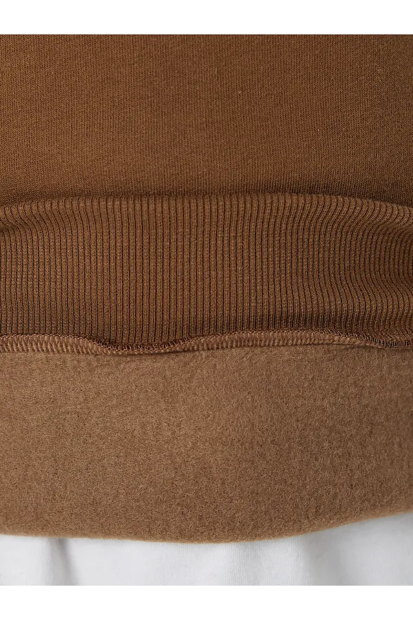 Комплект (Худи+Брюки) MARK FORMELLE, коричневый +печать - фото 2