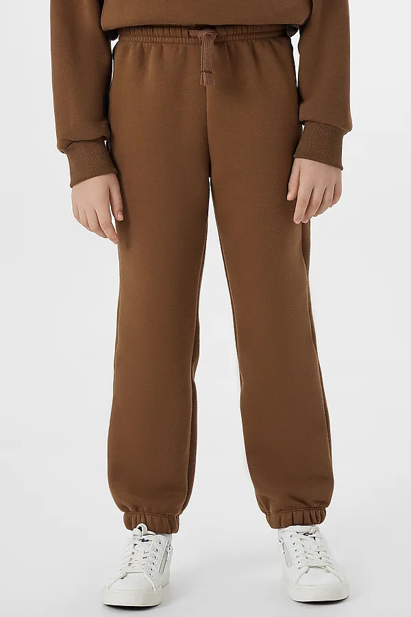 Комплект (Худи+Брюки) MARK FORMELLE, коричневый +печать - фото 2