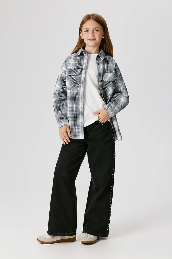 Рубашка ACOOLA, серая клетка - фото 2