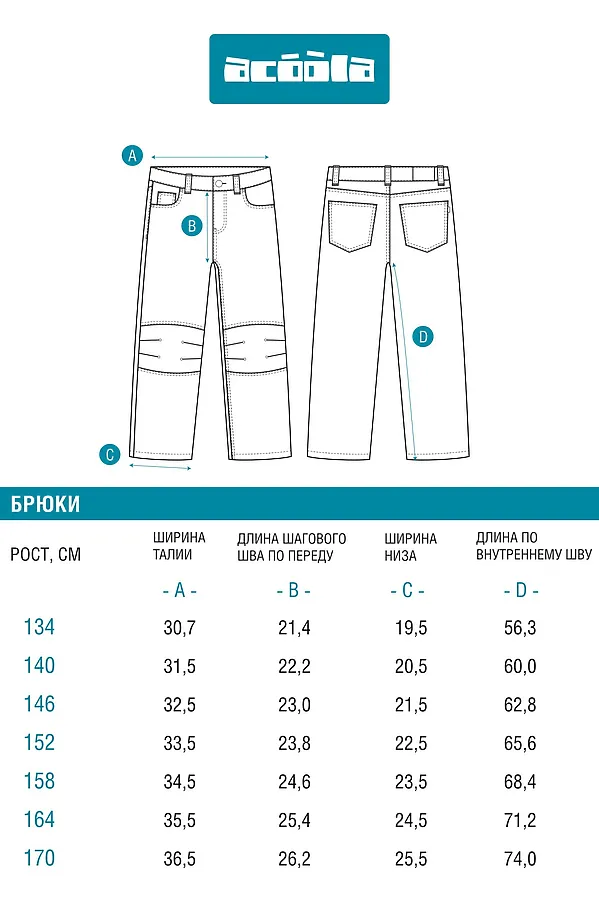 Джинсы ACOOLA, черный - фото 2