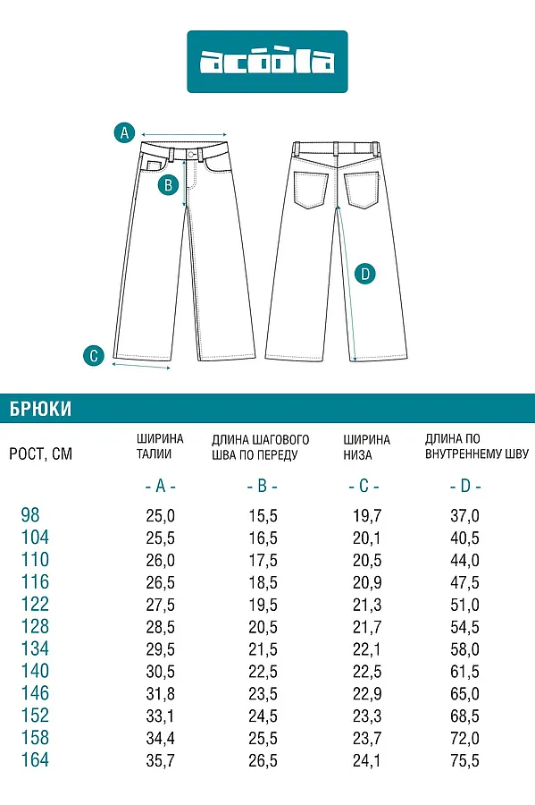 Джинсы ACOOLA, темно-синий - фото 2