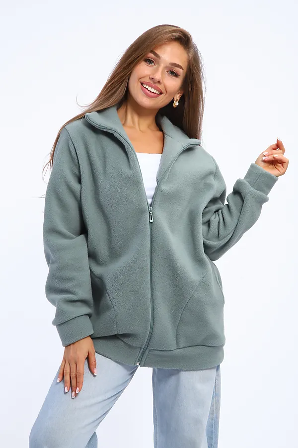 Толстовка 002 НАТАЛИ, полынь - фото 2