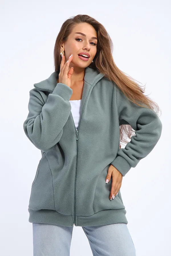 Толстовка 002 НАТАЛИ, полынь - фото 2