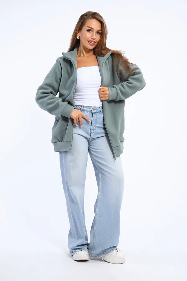 Толстовка 002 НАТАЛИ, полынь - фото 2