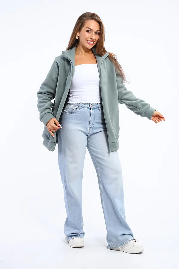 Толстовка 002 НАТАЛИ, полынь - фото 2