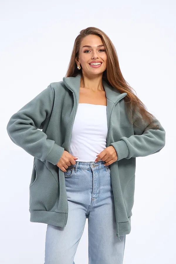 Толстовка 002 НАТАЛИ, полынь - фото 2