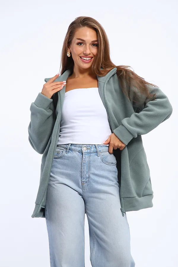 Толстовка 002 НАТАЛИ, полынь - фото 2