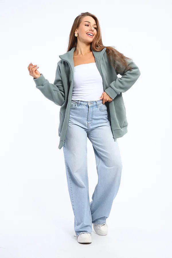 Толстовка 002 НАТАЛИ, полынь - фото 2