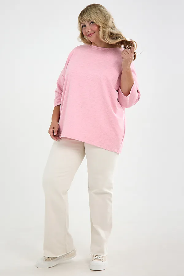 Лонгслив Футер life (к/р) НАТАЛИ, розовый - фото 2