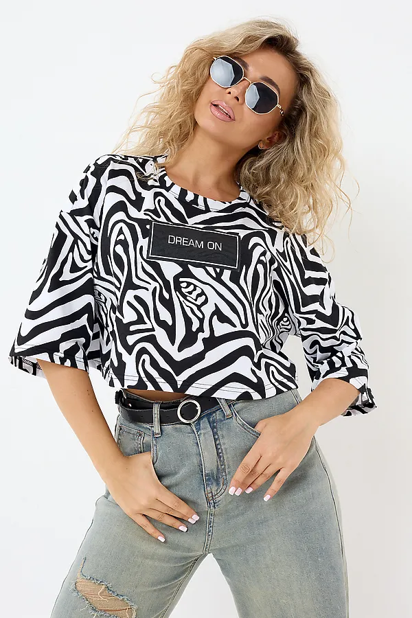 Топ Т1 НАТАЛИ, зебра - фото 2