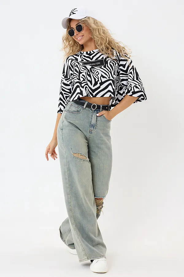 Топ Т1 НАТАЛИ, зебра - фото 2