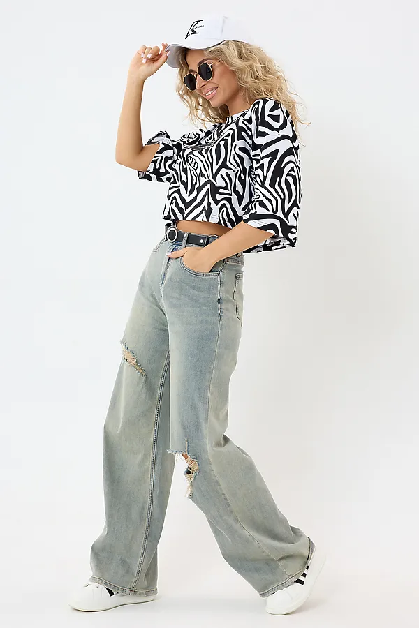 Топ Т1 НАТАЛИ, зебра - фото 2